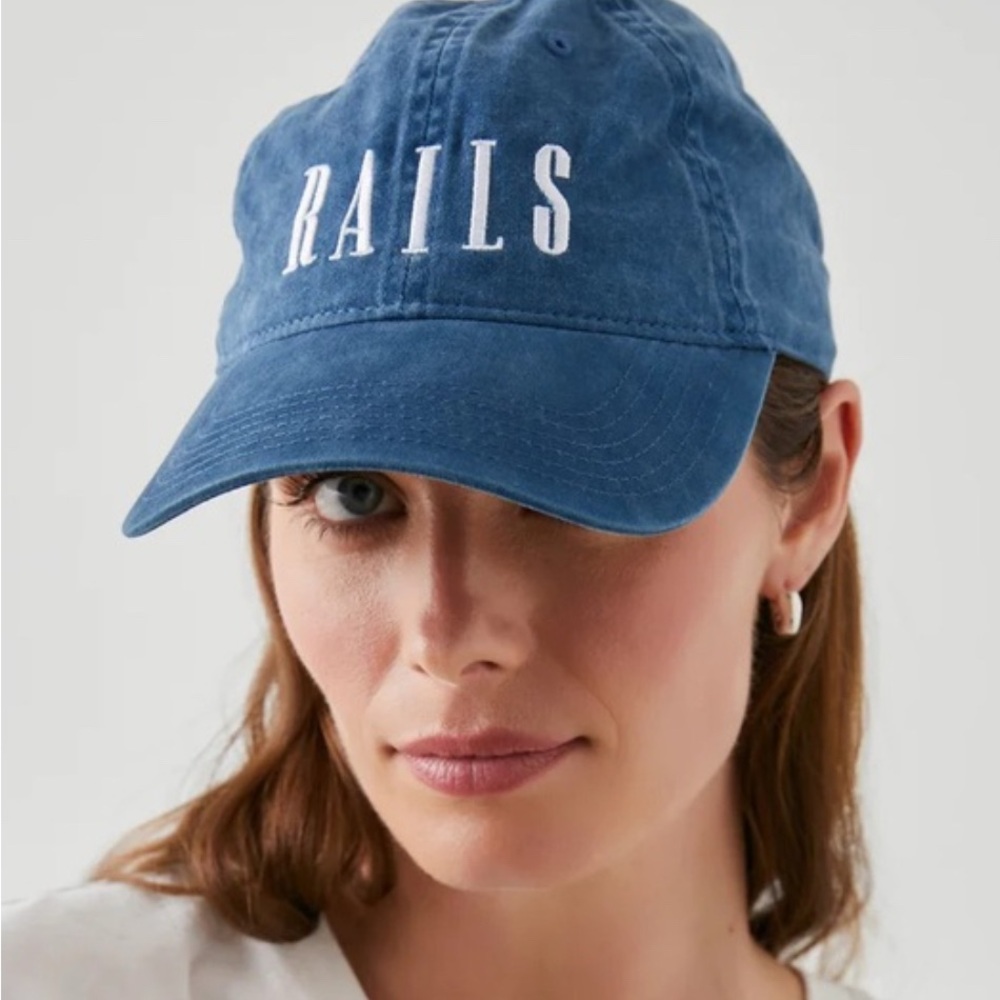 Rails Denim Blue Baseball Cap